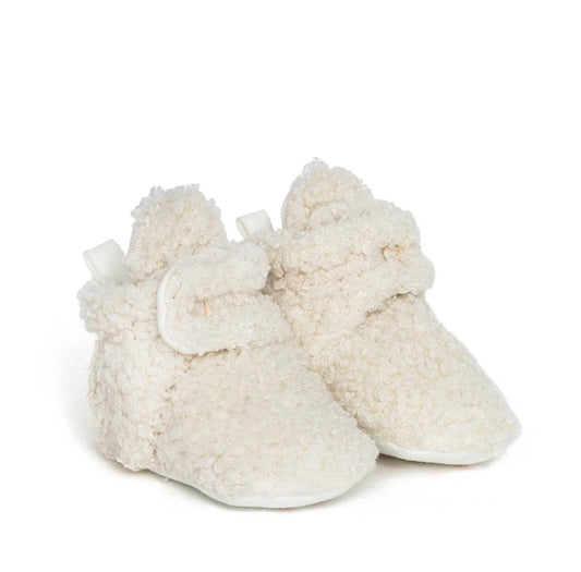 Ivory Sherpa Snap Bootie