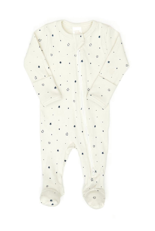 Little Stars Footie Zipper