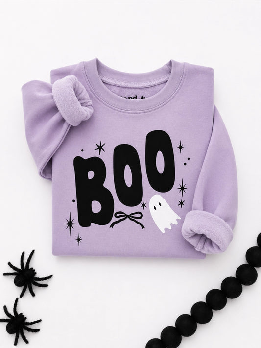 Lavender Boo Sweatshirt