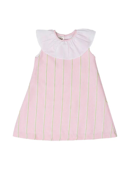 Lori Pink Stripe Dress