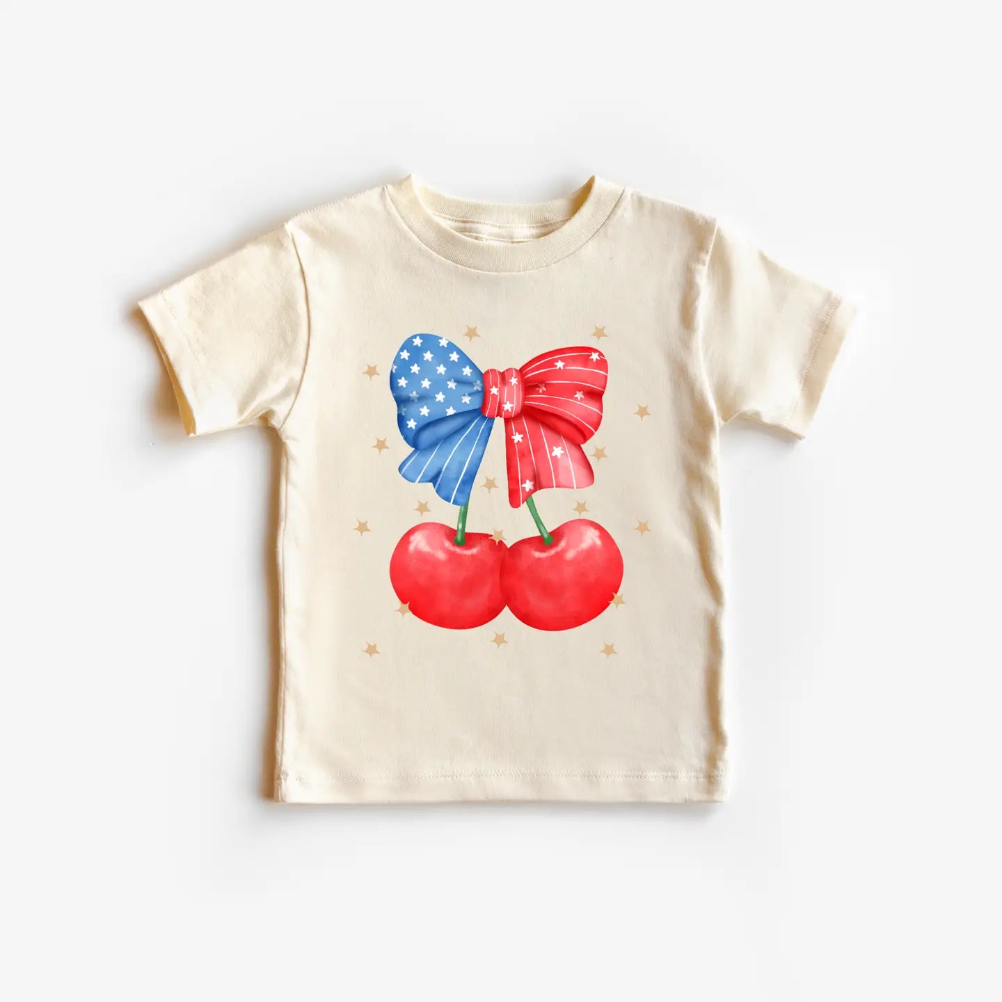 Patriotic Bow + Cherry Graphic