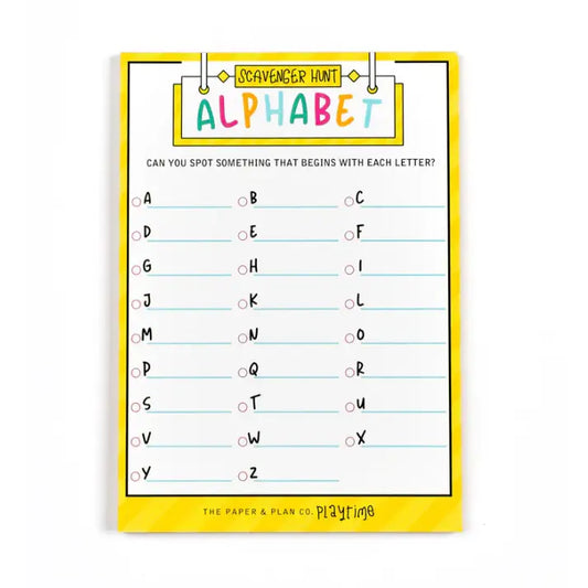 Alphabet Scavenger Hunt Play Pad