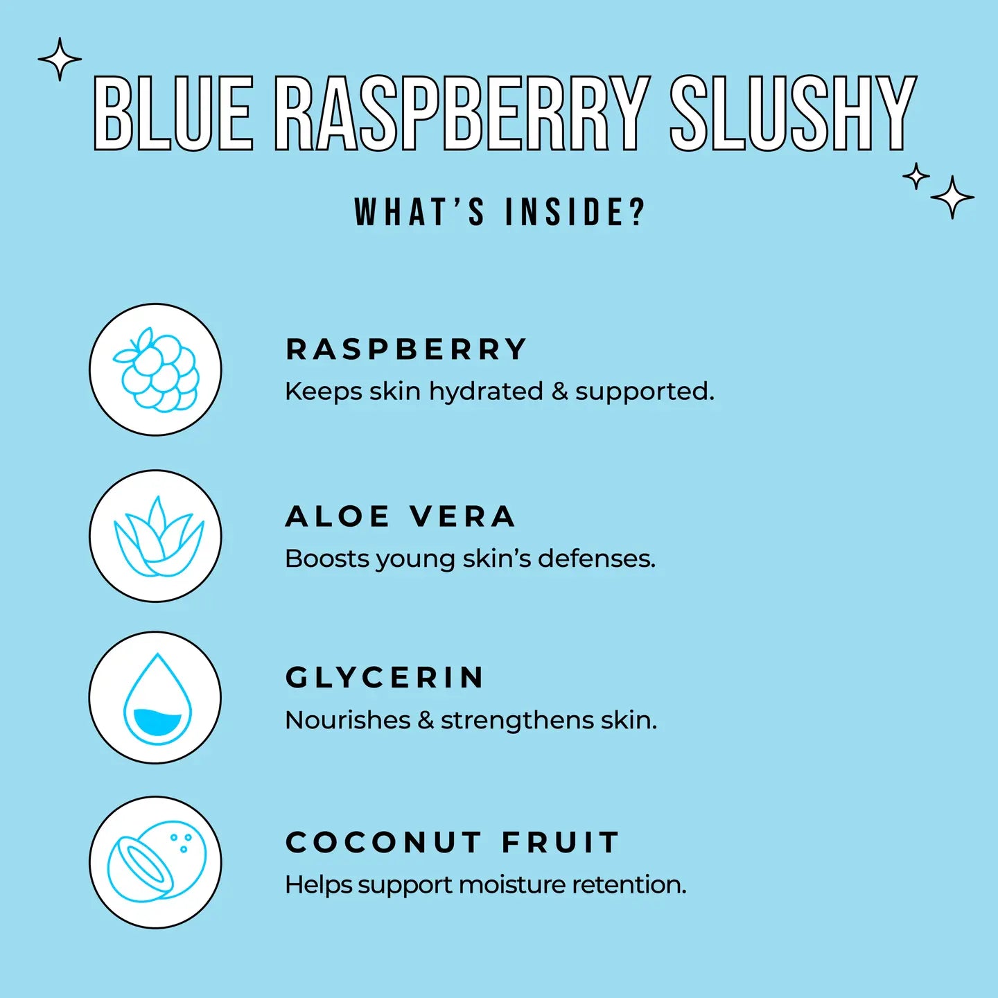 Kids Blue Raspberry Mask