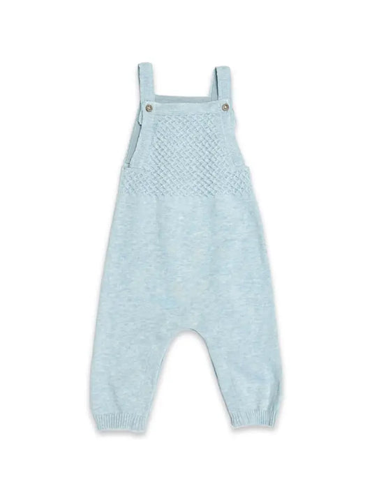 Heather Blue Knit Overall