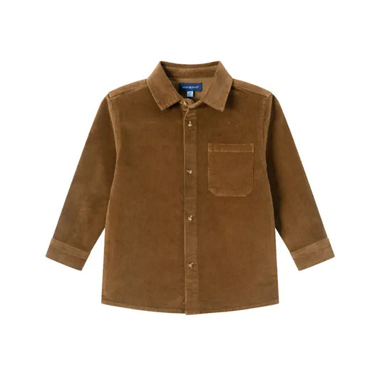 Brown Cord Button Down
