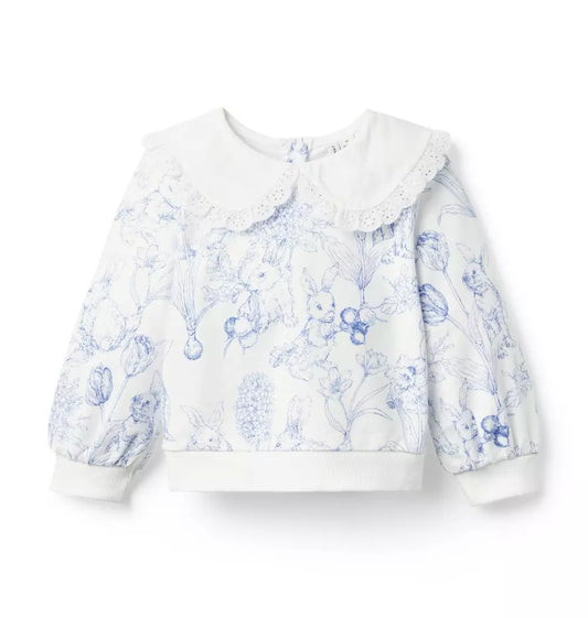 Bunny Toile Sweatshirt