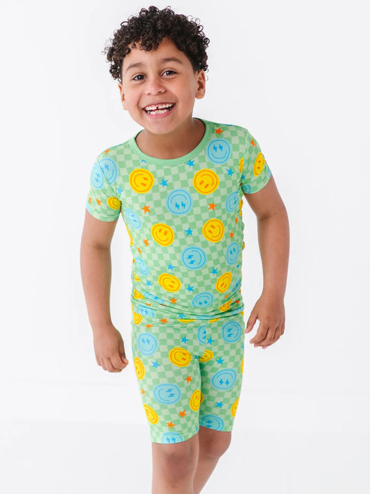 Electric Smiles Bamboo Pajamas