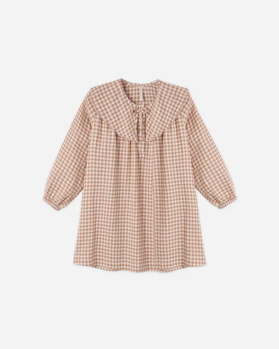 Fawn GIngham Dress