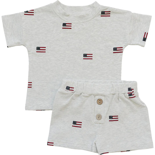 Flag Button Set