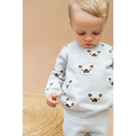 Frenchie Knit Set