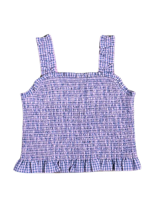 Gingham Smocked Tank