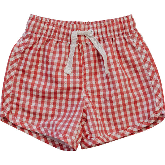 Gingham Swim Short