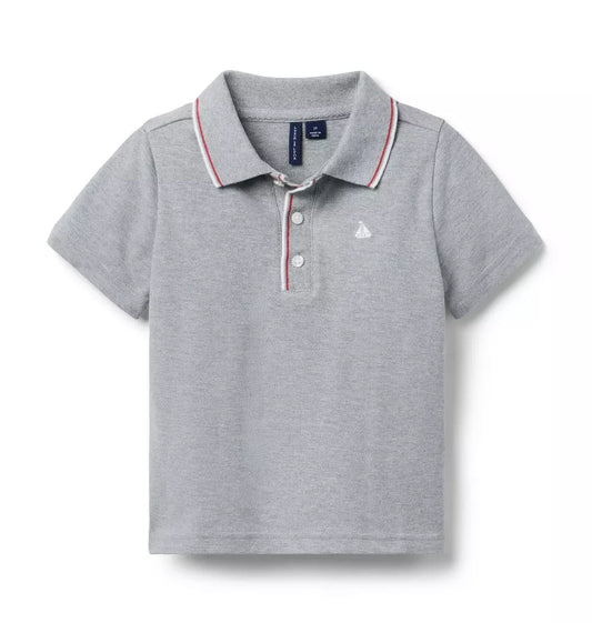 Grey Tipped Polo