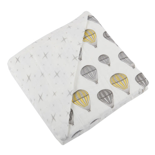 Hot Air Balloon Muslin Blanket