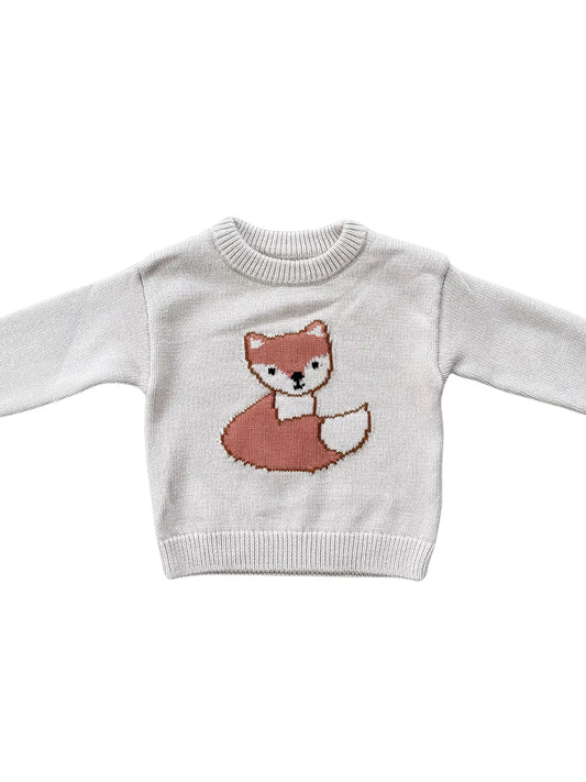 Knit Fox Sweater