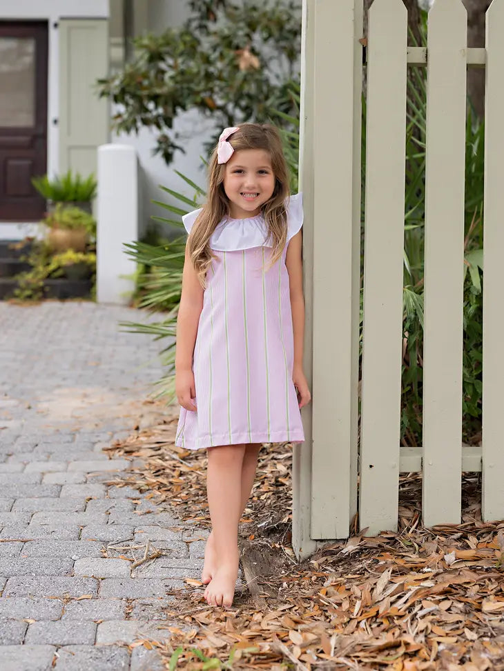 Lori Pink Stripe Dress