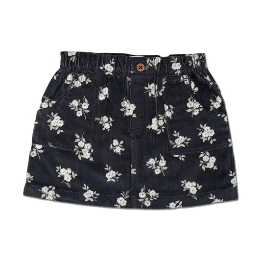 Corduroy Bloom Skirt