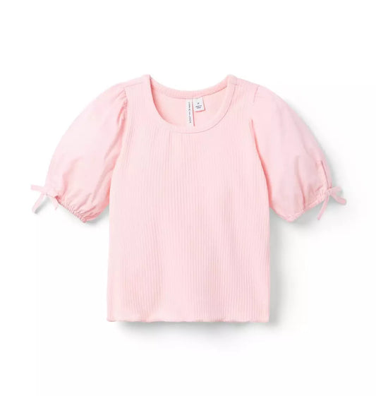 Pink Puff Sleeve