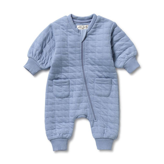 Sky Blue Organic Growsuit