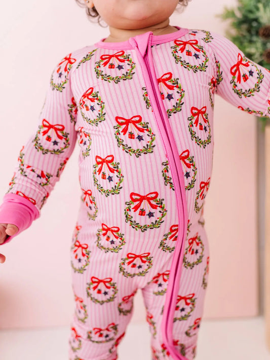 Sparkle + Spruce Zip Footie