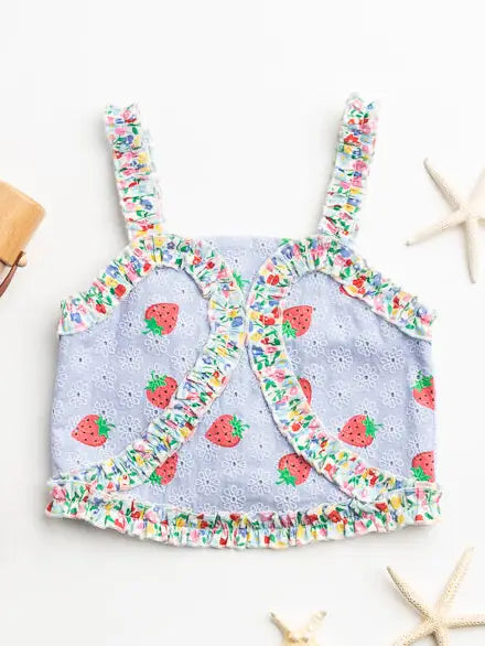 Strawberry Crop Top
