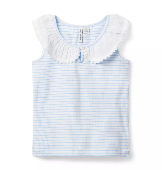 Striped Ribbed Top
