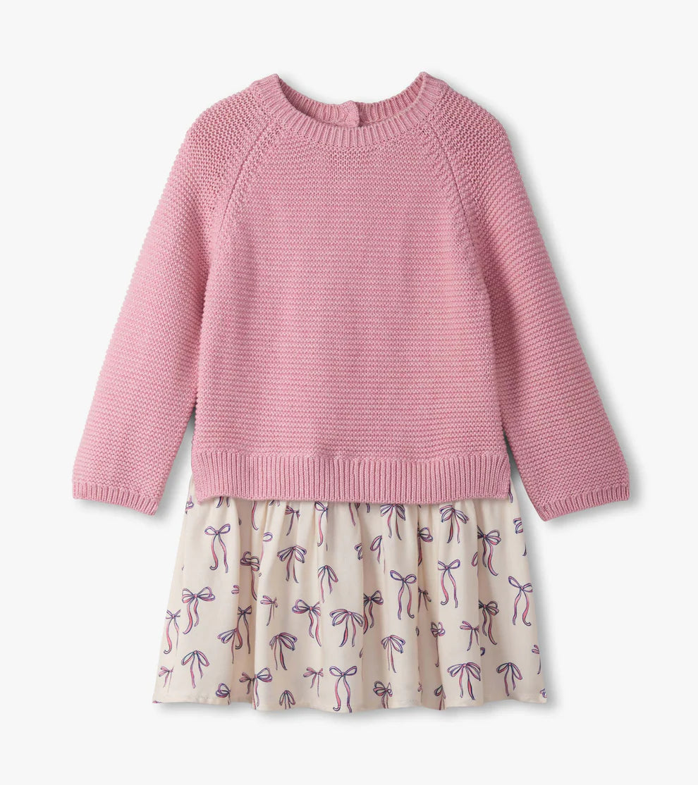 Sweater Bow Dress