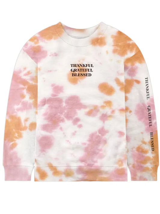 Thankful Tie Dye Sweatshirt