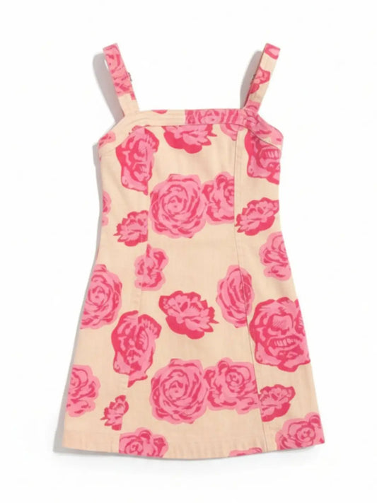 Wild Rose Denim Dress